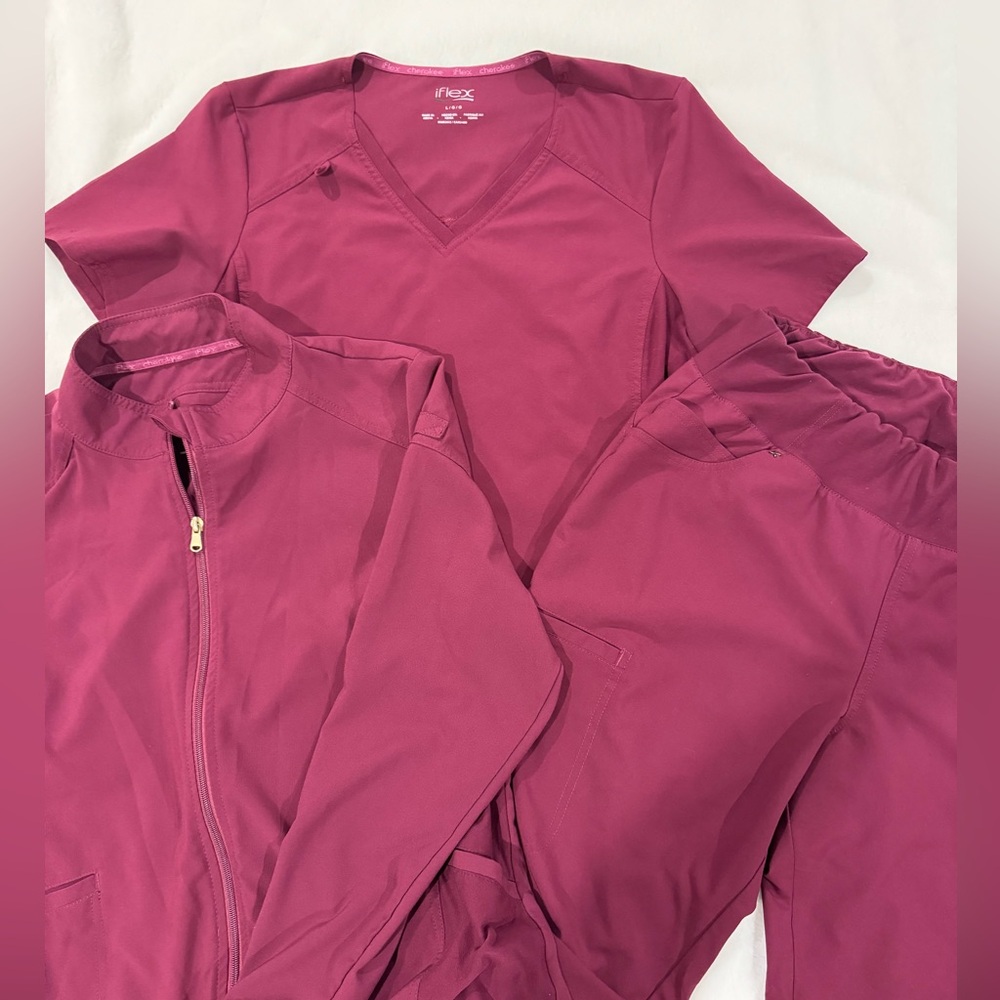 Cherokee 3 piece Scrubs Set Large